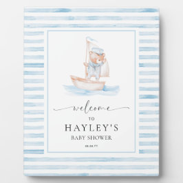 Sailor Beer Blue Stripe Welkom Fotoplaat