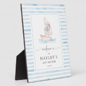 Sailor Beer Blue Stripe Welkom Fotoplaat (Zijkant)