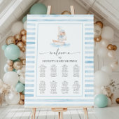 Sailor Beer Blue Stripe Zitplaatskaart Poster