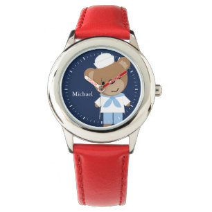 Sailor Beer gepersonaliseerd Kind Horloge