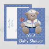 Sailor Beer Invitation Briefkaart (Voorkant / Achterkant)