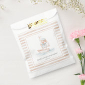 Sailor Beer Tan Stripe Verjaardag Bedankzakje (Gezegeld)