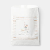 Sailor Beer Tan Stripe Verjaardag Bedankzakje (Voorkant)