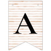 Sailor Beer Tan Stripe Verjaardag Bunting Flags Vlaggetjes (Derde vlag)