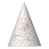 Sailor Beer Tan Stripe verjaardagsfeest Pet Feesthoedjes (Voorkant)