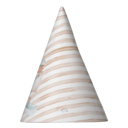 Sailor Beer Tan Stripe verjaardagsfeest Pet Feesthoedjes (Rechts)