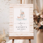 Sailor Beer Tan Stripe Welkom Poster