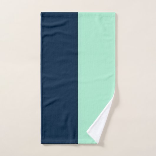 Sailor Blue en Mint Bad Handdoek (Handdoek)