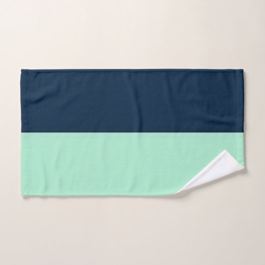 Sailor Blue en Mint Bad Handdoek (Handdoek)