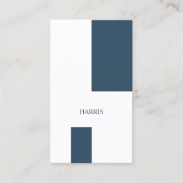 Sailor Blue Modern Geometric Visitekaartje