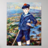 Sailor Boy door Pierre-Auguste Renoir Poster (Voorkant)