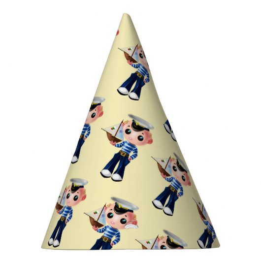 Sailor Boy Party Pet Feesthoedjes (Rechts)