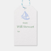 Sailor Bunny gift label Cadeaulabel (Achterkant)