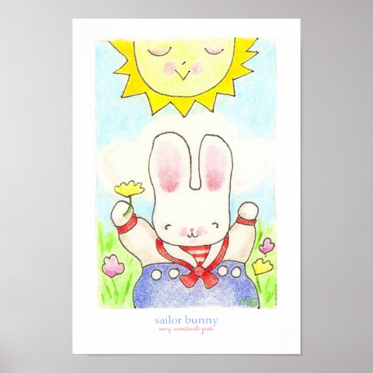 Sailor Bunny poster (Voorkant)