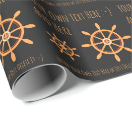 Sailor Captain Boots Eigenaar Persoonlijke Gift Sj Cadeaupapier