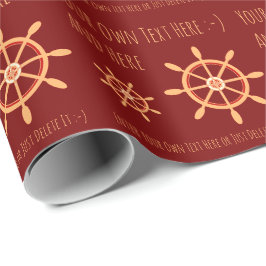 Sailor Captain Boots Eigenaar Persoonlijke Gift Sj Cadeaupapier