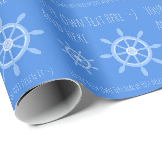 Sailor Captain Boots Eigenaar Persoonlijke Gift Sj Cadeaupapier (Rol Hoek)