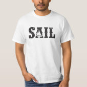 Sailor Captain Sail Zee Grappig cadeau-idee T-shirt (Voorkant)