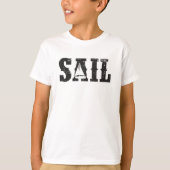 Sailor Captain Sail Zee Grappig cadeau-idee T-shirt (Voorkant)