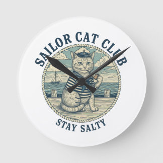 Sailor Cat Club Ronde Klok