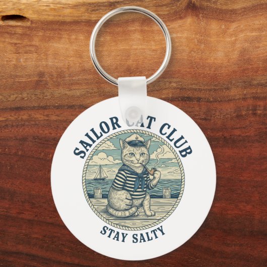 Sailor Cat Club Sleutelhanger (Voorkant)