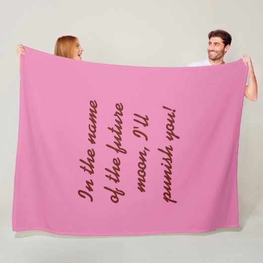 Sailor chibi moon reus fleece deken (In situ)