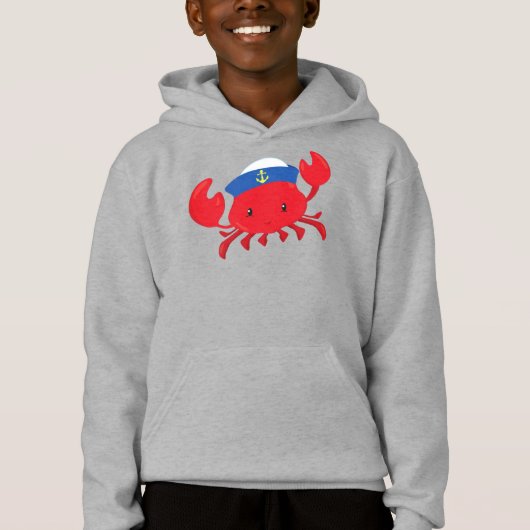 Sailor Crab, Cute Crab, Sailor Pet, Sailor, Sailin (Voorkant)