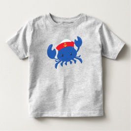 Sailor Crab, Cute Crab, Sailor Pet, Zee, Sailor Kinder Shirts