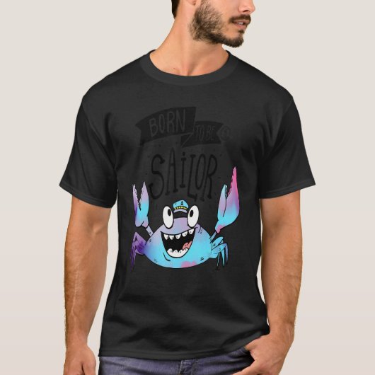 Sailor Crab Seafood Animal T-shirt (Voorkant)