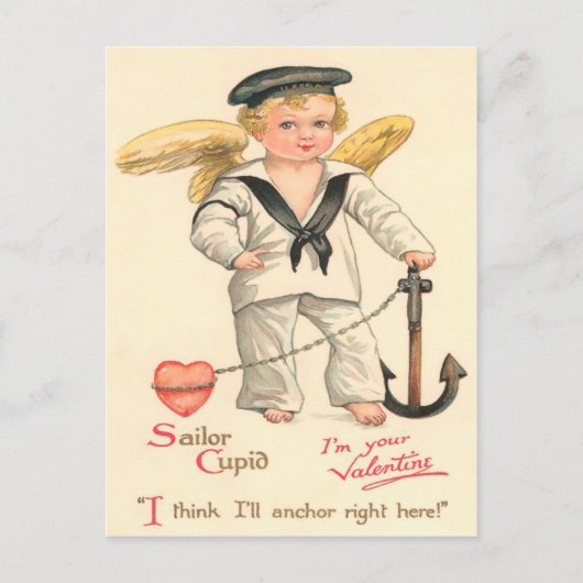  Sailor Cupid Valentijn Briefkaart (Voorkant)