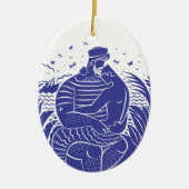 Sailor Dad O Keramisch Ornament (Voorkant)