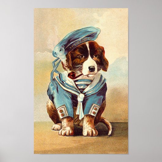 Sailor Dog Poster (Voorkant)