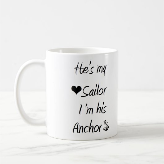 Sailor en Anchor-mok Koffiemok (Links)