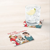 Sailor en Huisvrouw uit de jaren '50 Kartonnen Onderzetters (Insitu)