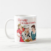  Sailor en Huisvrouw uit de jaren '50 Koffiemok (Links)