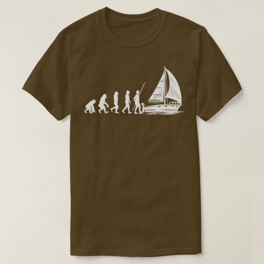 Sailor Evolution Gift Sailing T-shirt (Design voorkant)