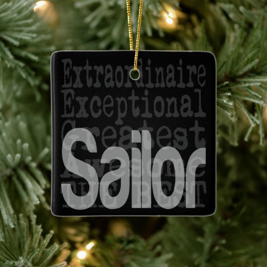 Sailor Extraordinaire Keramisch Ornament (Boom)