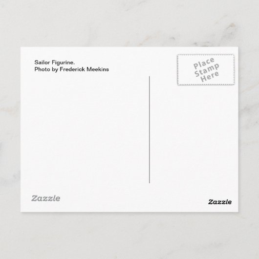 Sailor Figurine Briefkaart (Achterkant)