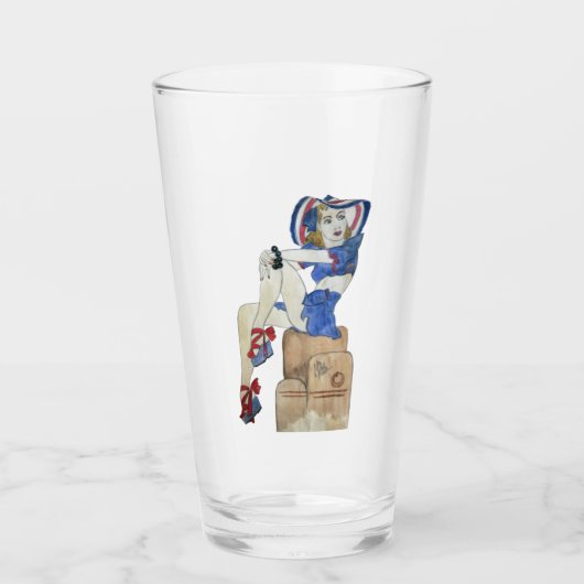 Sailor Girl Glas (Voorkant)
