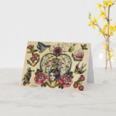 Sailor Girl Kaart (Gele Bloem)