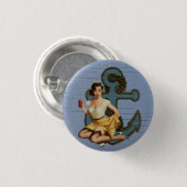 Sailor Girl Pinup Button (Voorkant /achterkant)