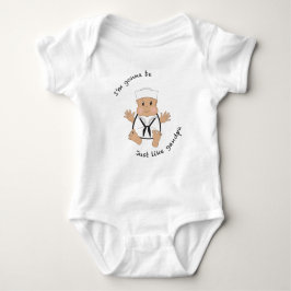 Sailor grandpa romper