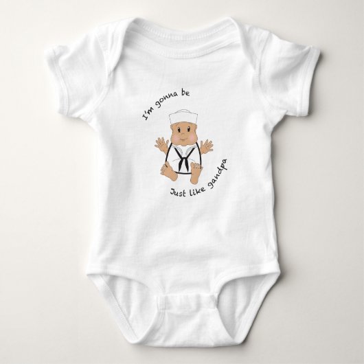 Sailor grandpa romper (Voorkant)