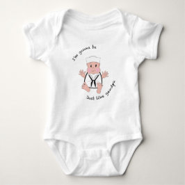 Sailor grandpa romper