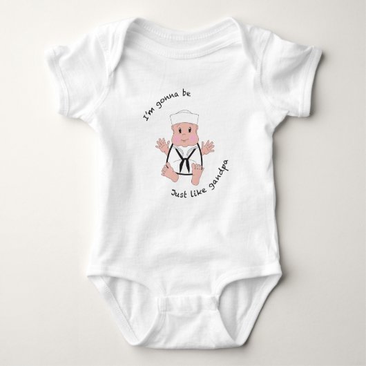 Sailor grandpa romper (Voorkant)