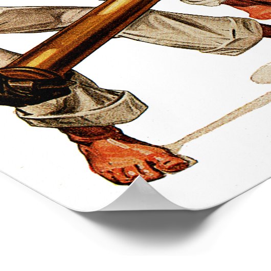 Sailor Hunks Loading the Big Gun Poster (Hoek)