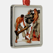 Sailor Hunks Lost het grote Pistool Metalen Ornament (Rechts)