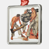Sailor Hunks Lost het grote Pistool Metalen Ornament (Links)