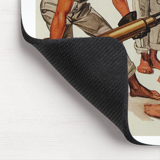 Sailor Hunks Lost het grote Pistool Muismat (Hoek)