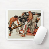 Sailor Hunks Lost het grote Pistool Muismat (Met muis)